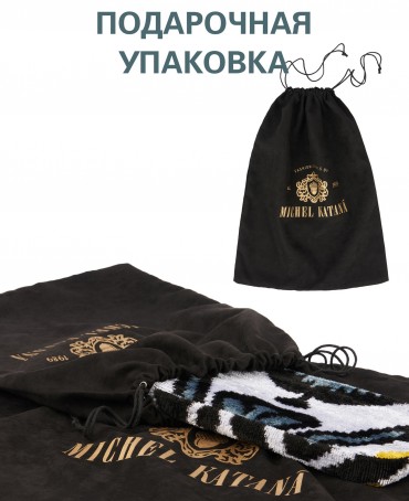 Шелковый (Бахмаль) Клатч-конверт-папка-косметичка VIRE PROGRESSUS! (Сила роста!) THINY_VIRE PROGRESSUS!